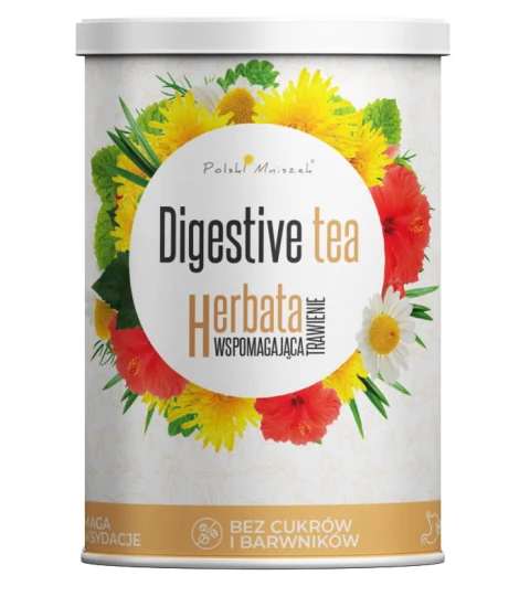 Herbata fix wspomagająca trawienie Digestive tea z dodatkiem Mniszka lekarskiego 100 g 