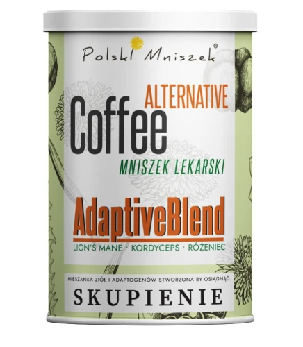 Kawa z Mniszka lekarskiego z  mixem adaptogenów - skupienie 150 g 